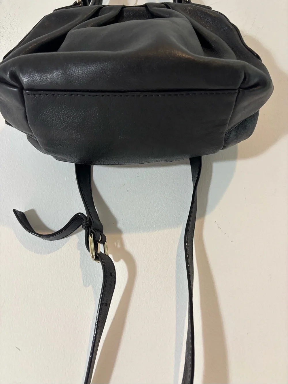 Kate Spade Five Points Kinsey Small Satchel Leather Black Casual Purse